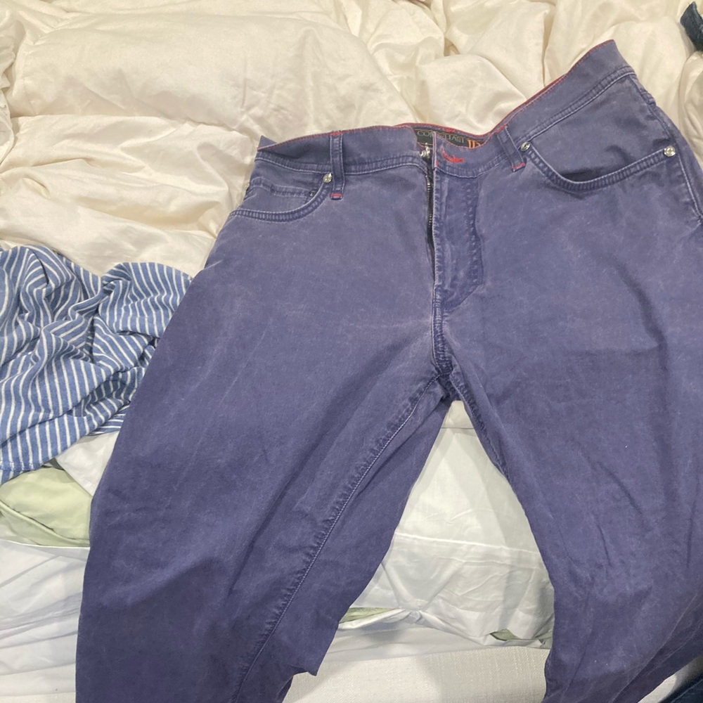 Corneliani dark indigo/ purple jeans